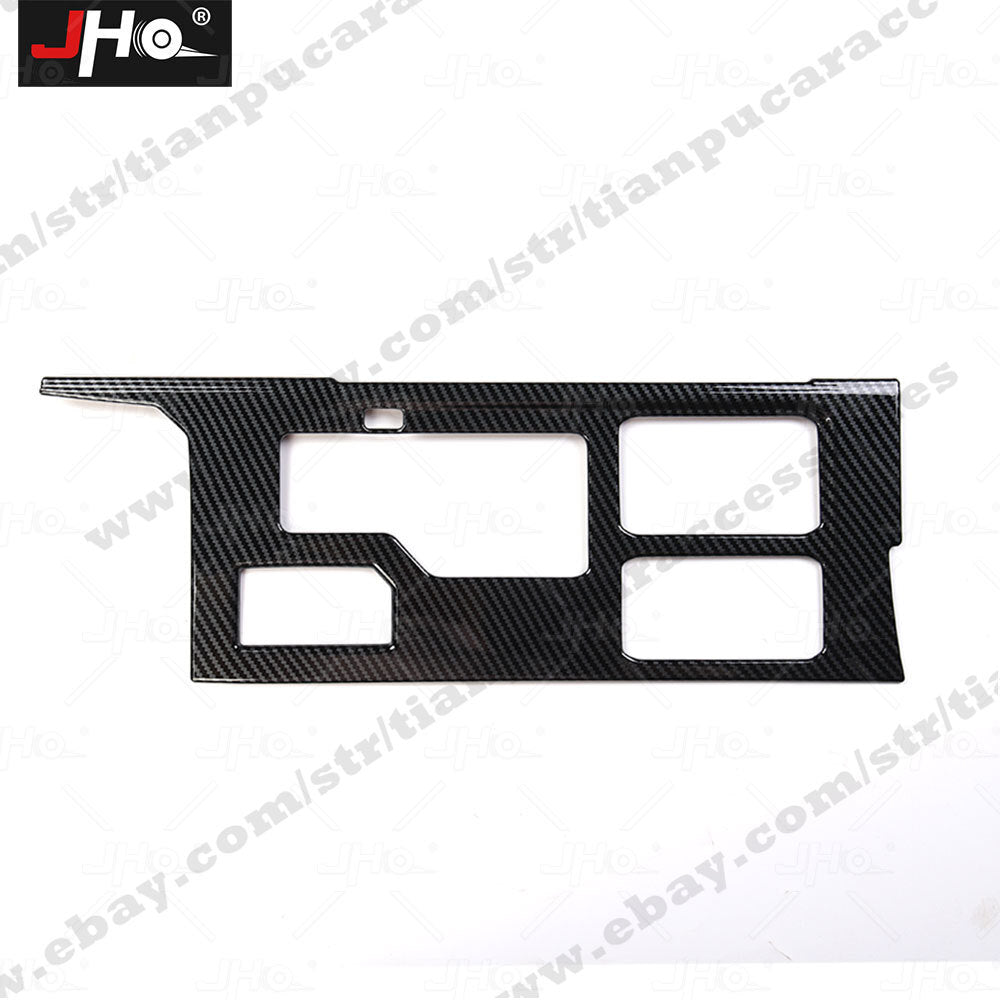 Carbon Fiber Gear Shift Knob Control Panel Cover Trim for Toyota Tundra 2022+