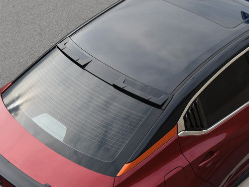 Black Window Roof Trunk Spoiler Wing Flap Trim for Nissan Sentra Sylphy 2020-23
