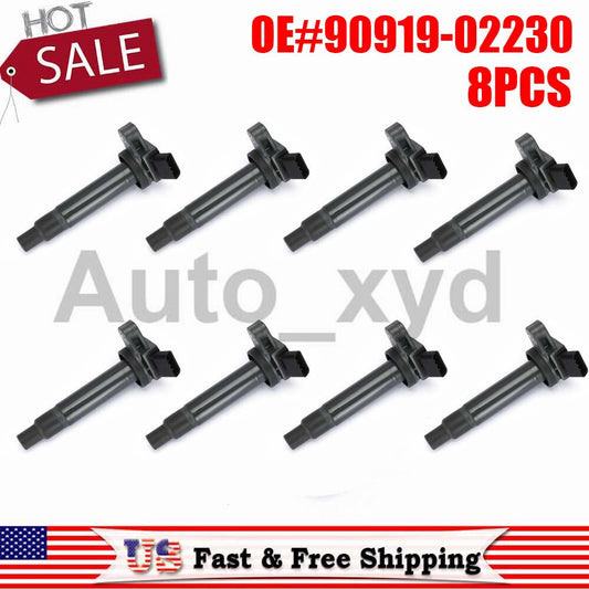8PCS 90919-02230 Ignition Coil for LEXUS GS430 GX470 SC430 for TOYOTA for LAND CRUISER