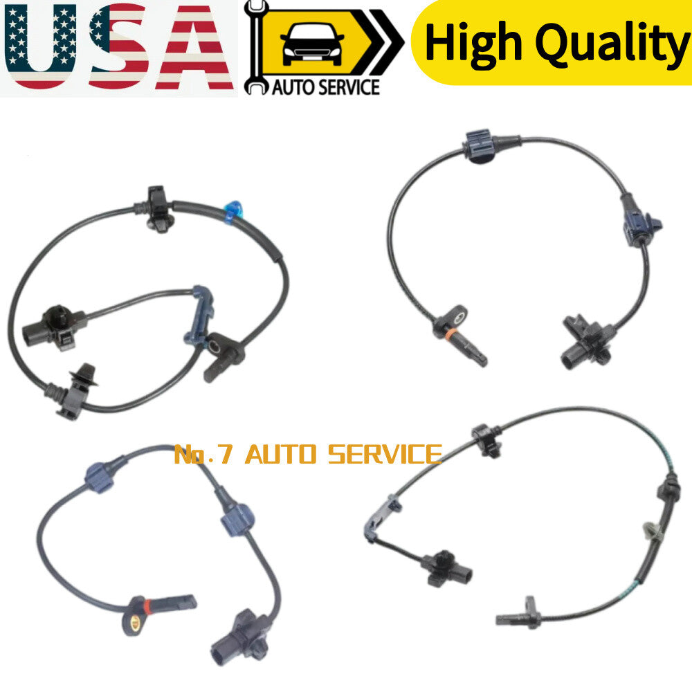 4 ABS Wheel Speed Sensor Front Rear L / R Fits: for Honda C-RV 07-11 Built in Japan