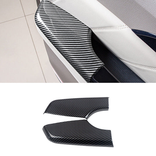 for Kia Carnival 2022-2023 Carbon Fiber Interior Door Armrest Panel Trim Cover