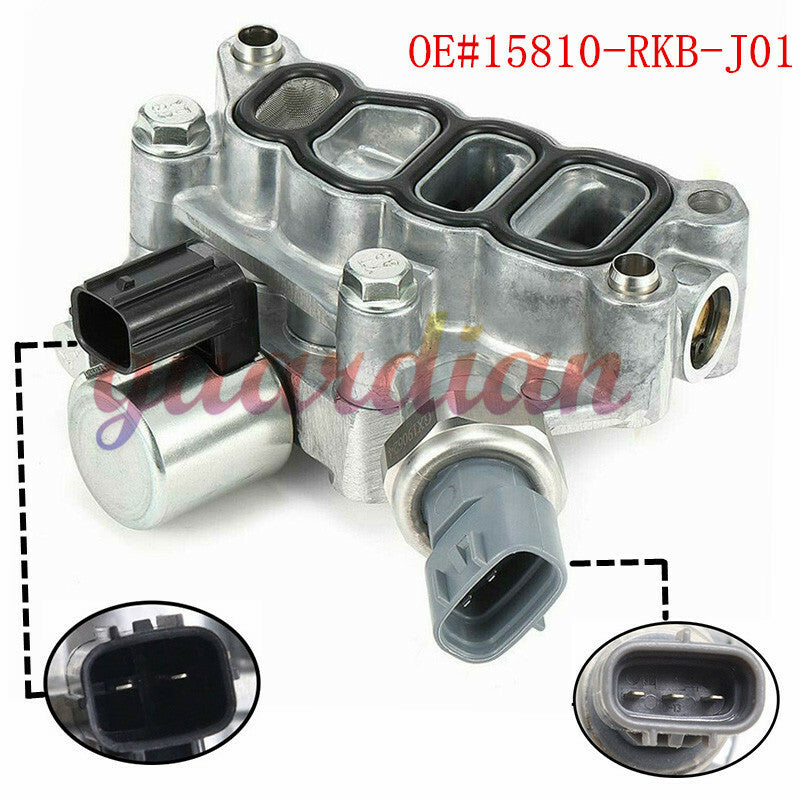 15810-RKB-J01 VTEC Solenoid Spool Valve W/Gasket for Honda Accord Odyssey Pilot