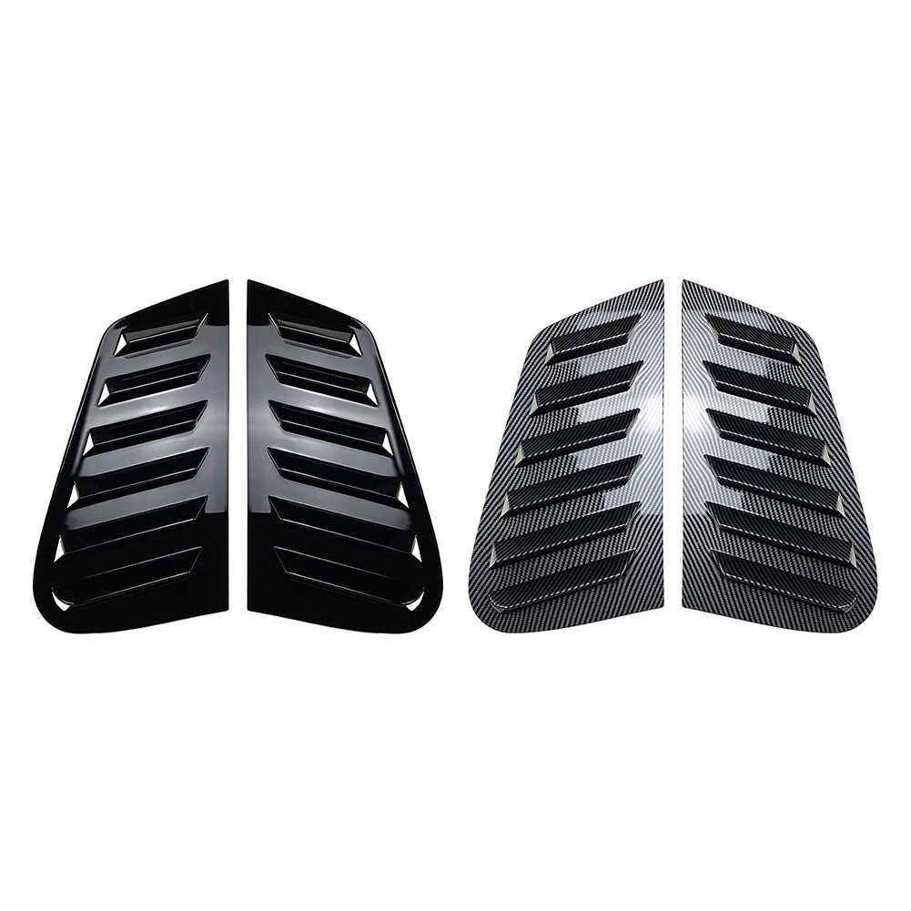 Rear Side Window Louver Vent Cover Trim for VW Polo 9N 2001-2009