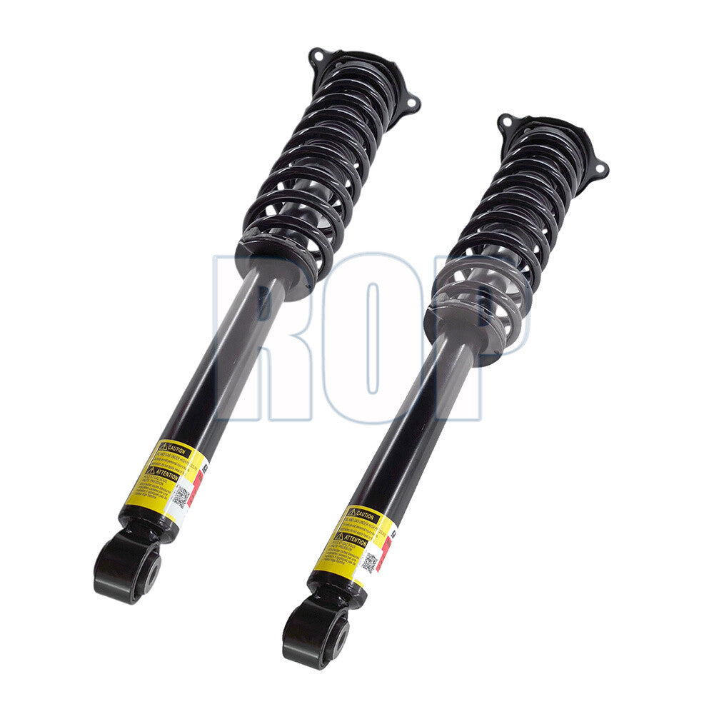 Pair Rear Shock Absorber Coil Spring Struts Assembly For 2011-2016 for Tesla for Model S
