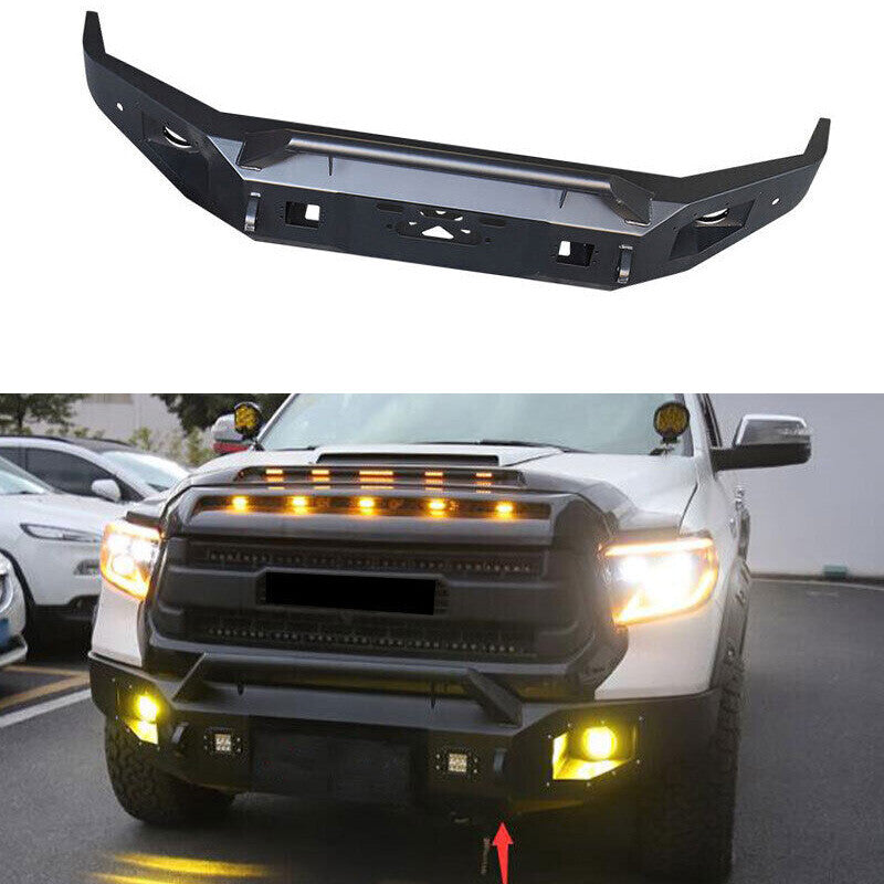 Fit for Toyota Tundra 2014-2018 Matte Black Front Skid Plate Bumper Board Guard