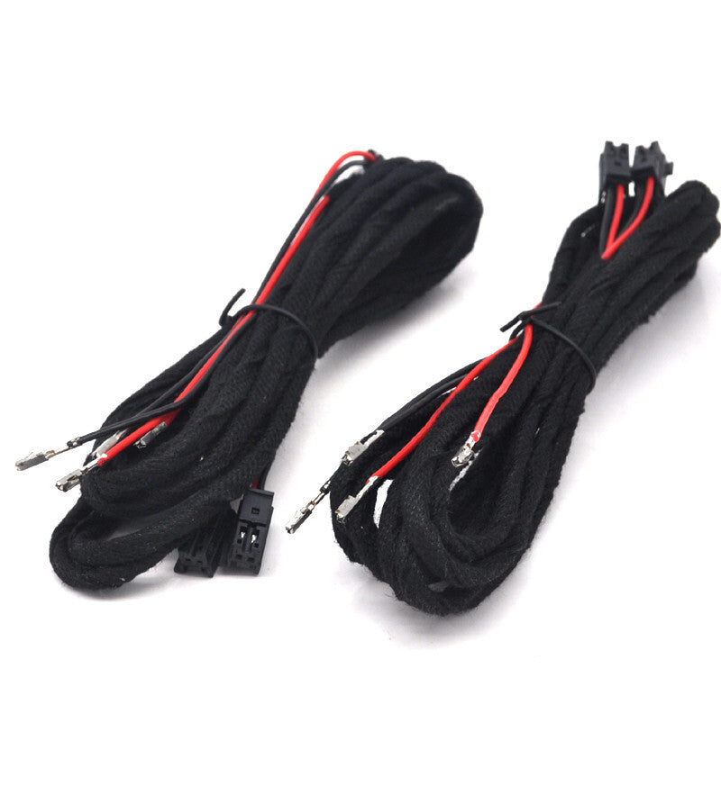 4x Retrofit Door light Cable step courtesy for Mercedes W205 C W212 W213 E GLC