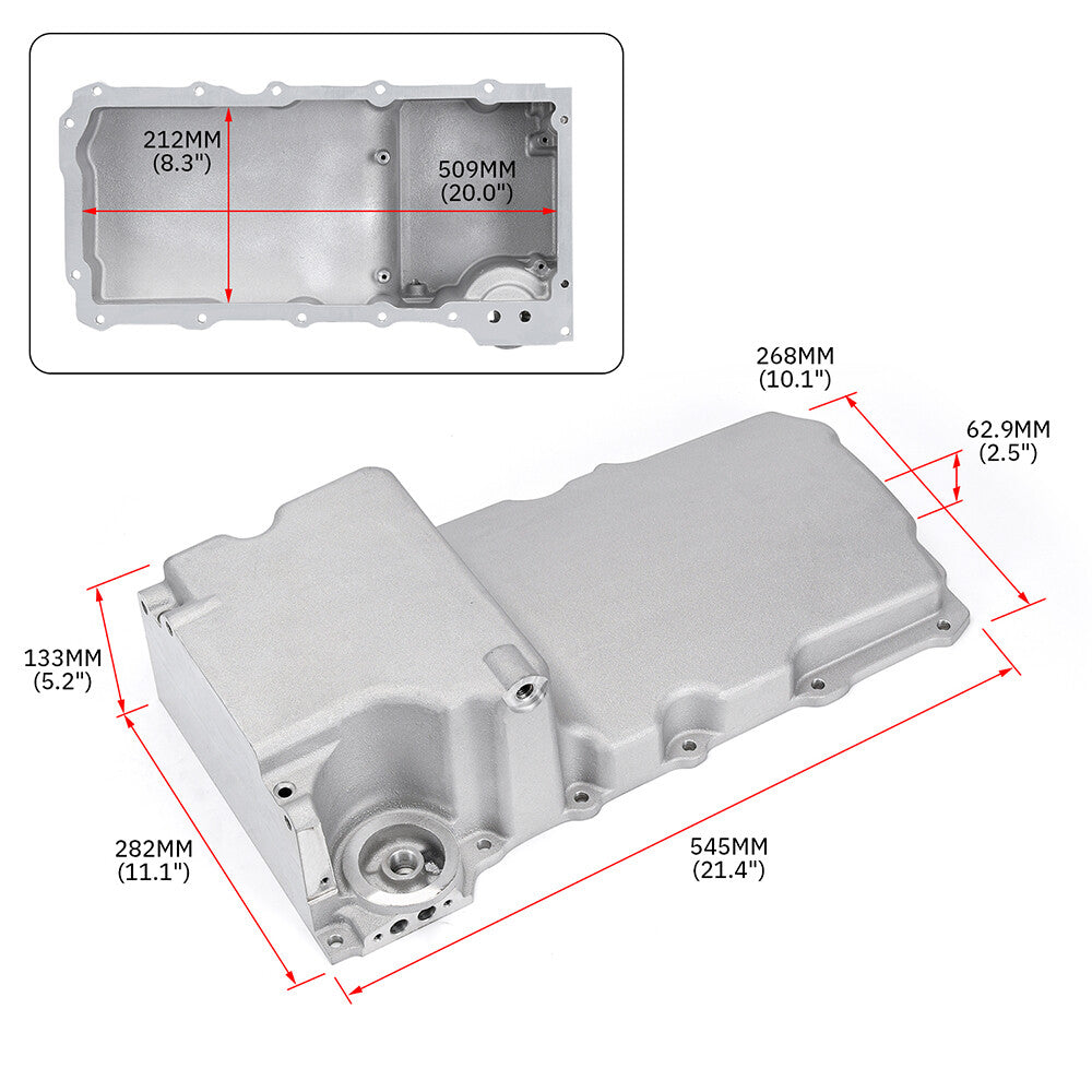 LS Oil Pan Kit Low Profile For 1955-1987 GM for Chevy / for Buick / for Pontiac / for GMC /Olds/ for Pontiac