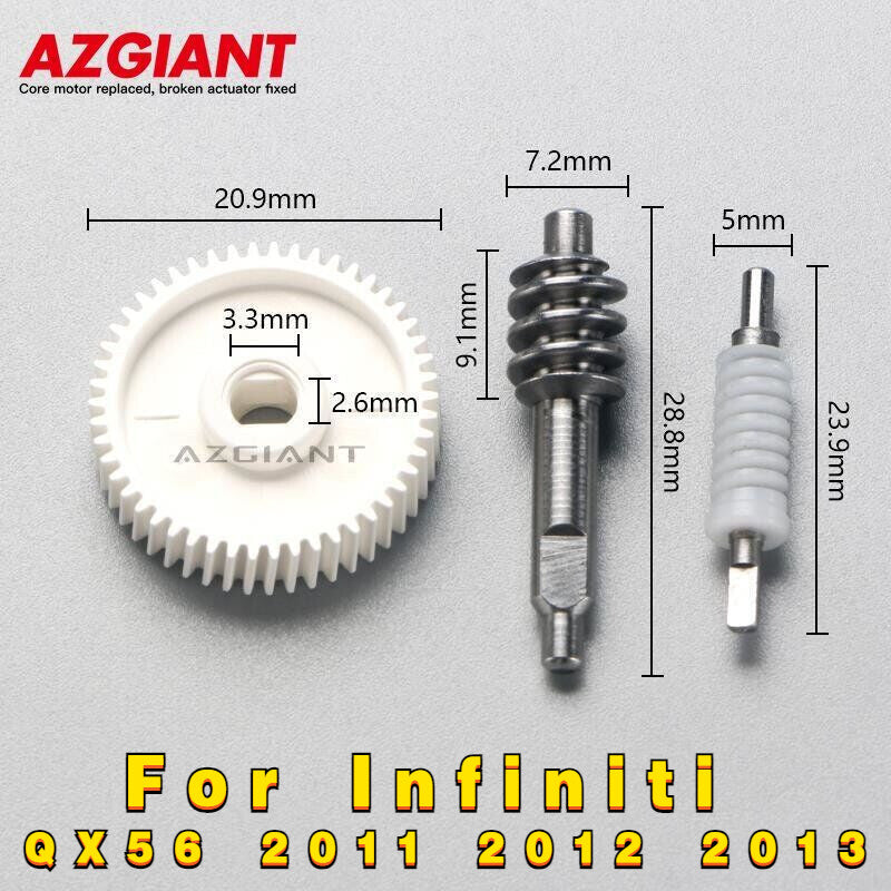 Powered side mirror folding actuator motor gear suitable for Infiniti QX56 2011 2012 2013