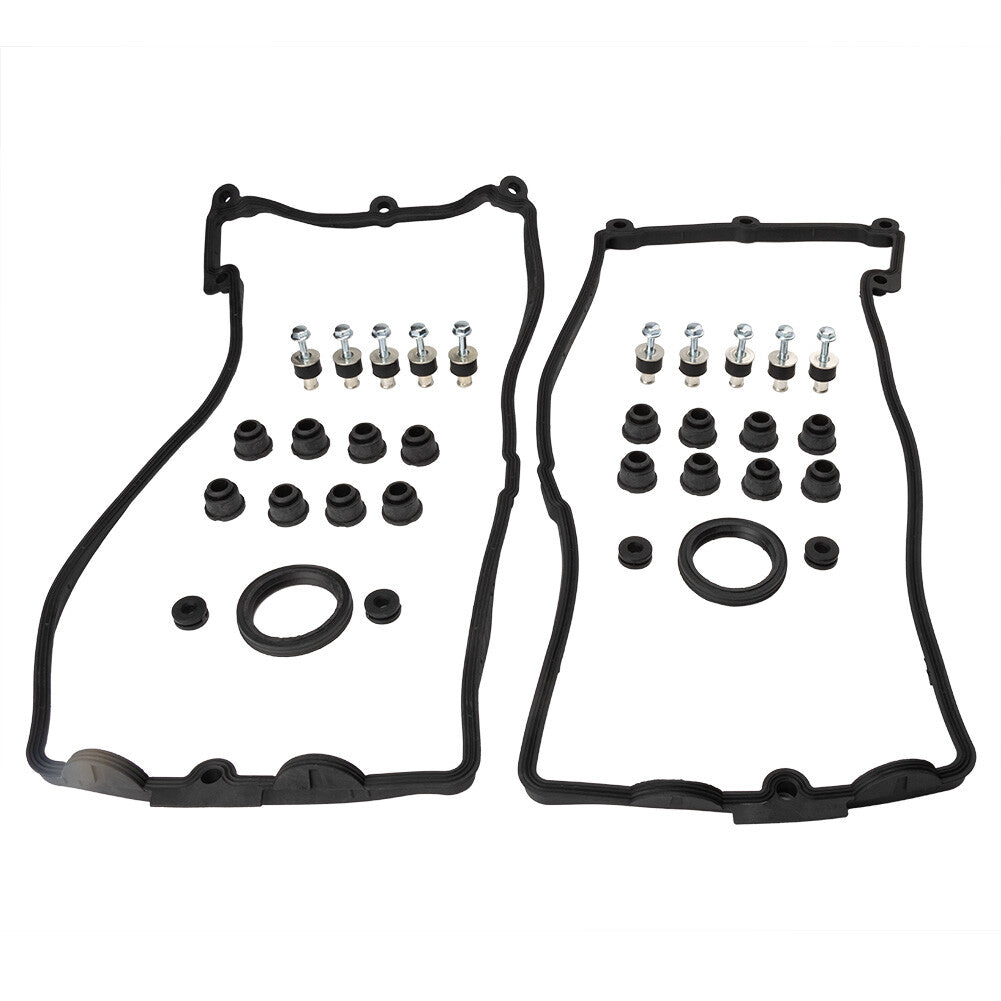 2X Left + Right Valve Cover Gasket Set for BMW E60 E63 E64 E70 X5 4.4i N62 4.8i