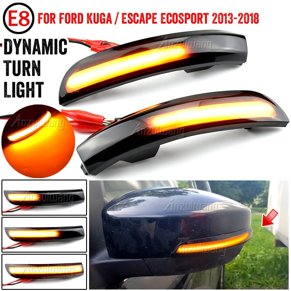Dynamic Turn Signal Light for Ford Escape for Ford Kuga EcoSport 2013-2019