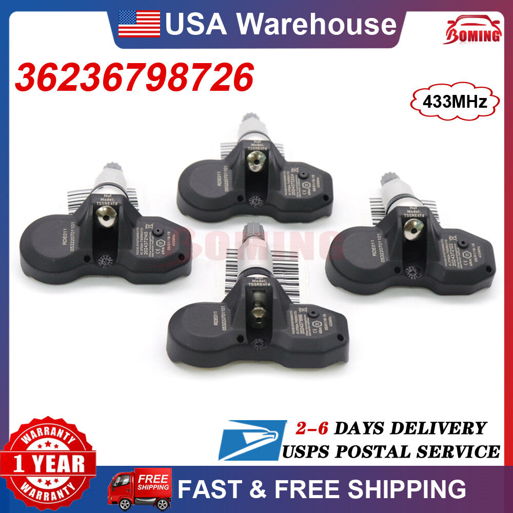 Set(4) Tire Pressure Sensor TPMS NEW 36236781847 for BMW for Mini Cooper for Rolls-Royce