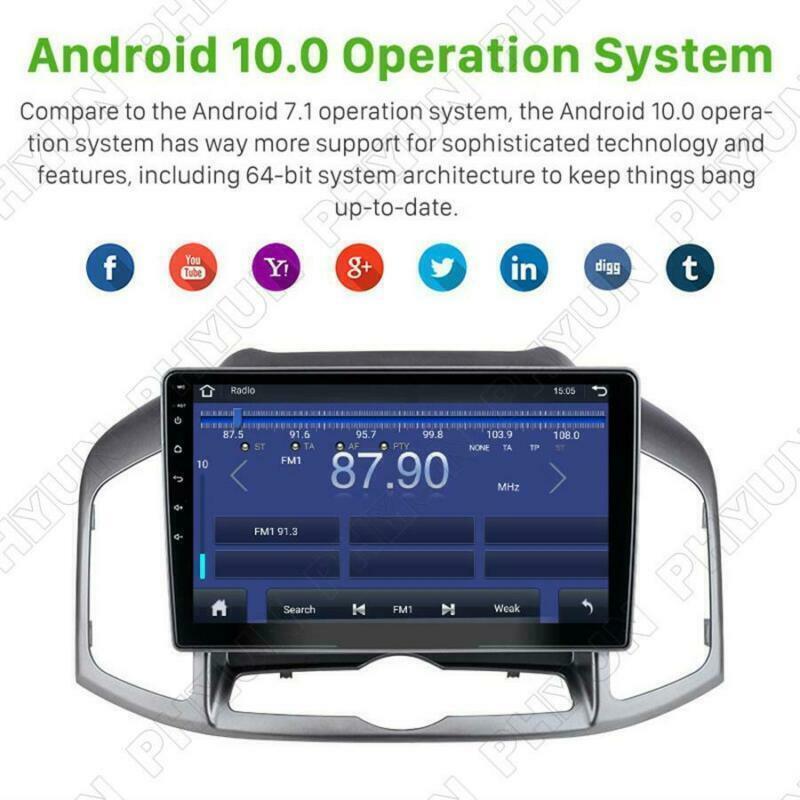 Car 10.1 Android 10.0 Radio Stereo GPS Navigation for Chevrolet Captiva 2011-17