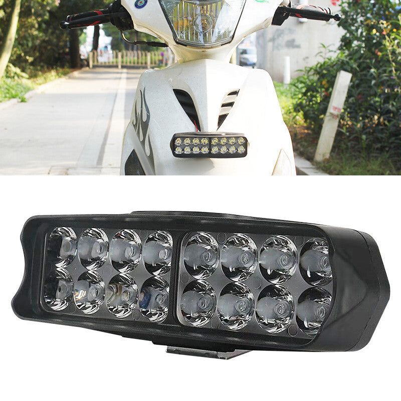 16 LED 1800LM Motorcycle Exterior Bulb Rearview Mirror Mount Light ¡Á1