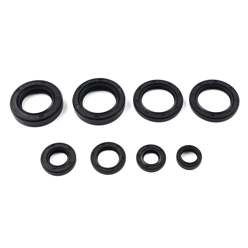 8Pcs Engine Oil Seal Kit for Yamaha DT125 DT175 MX125 MX175 IT175 YZ125 1974-83