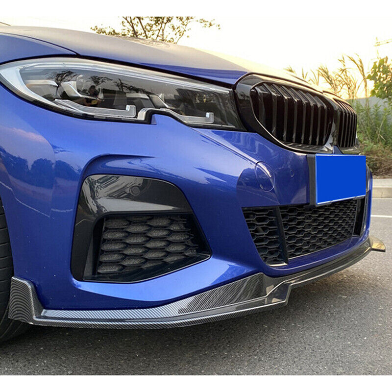 FOR 19-2022 for BMW 3-SERIES G20 M340I M SPORT CARBON FIBER FRONT BUMPER SPOILER LIP