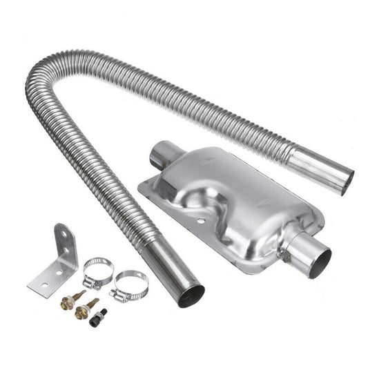 60cm Stainless Steel 60cm Car Exhaust Pipe Hose Tube For Parking Diesel Heater