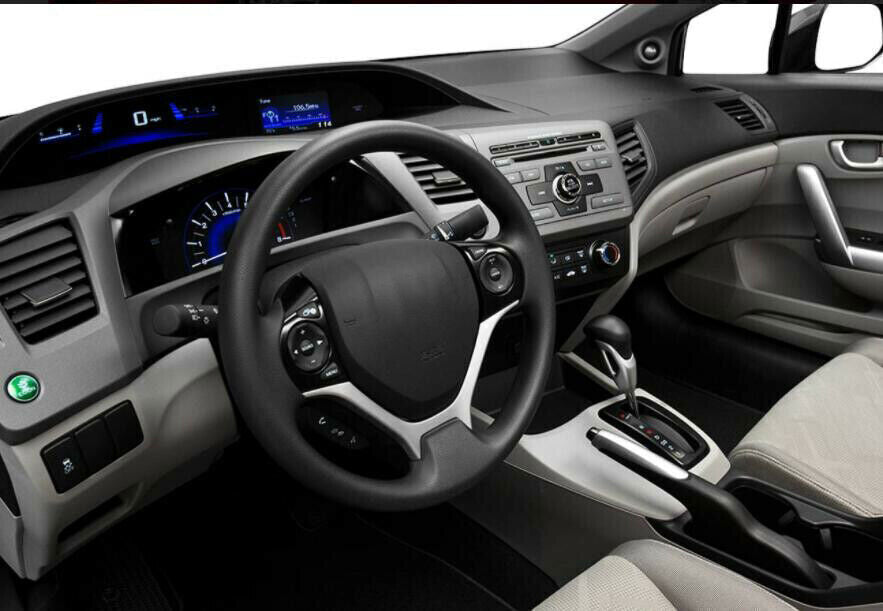 Steering Wheel Sticker Cover Trim for Honda for Civic 2012-2015 9th Peach Wood Grain