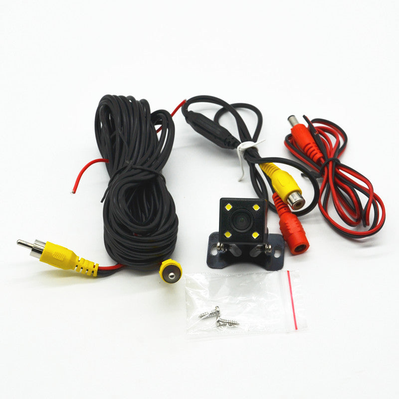 Car 4 LED Night Use Reverse Backup Parking Auxiliary Astern image CCD Camera