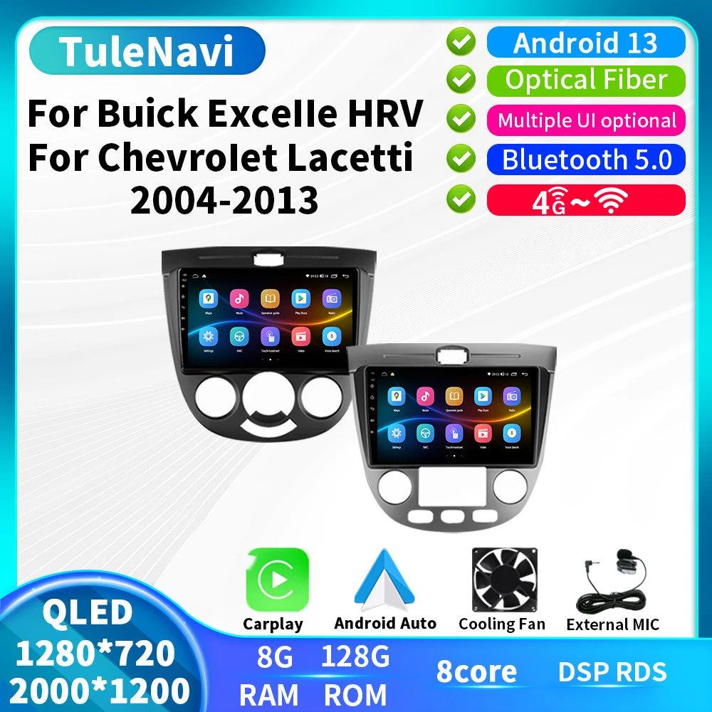 Car Radio for Chevrolet Lacetti for Buick Excelle HRV 2004-14 CarPlay GPS Screen