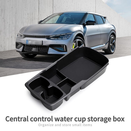 for Kia EV6 2022 - 2023 Center Console Storage Box Lower Layer Tray Organizer