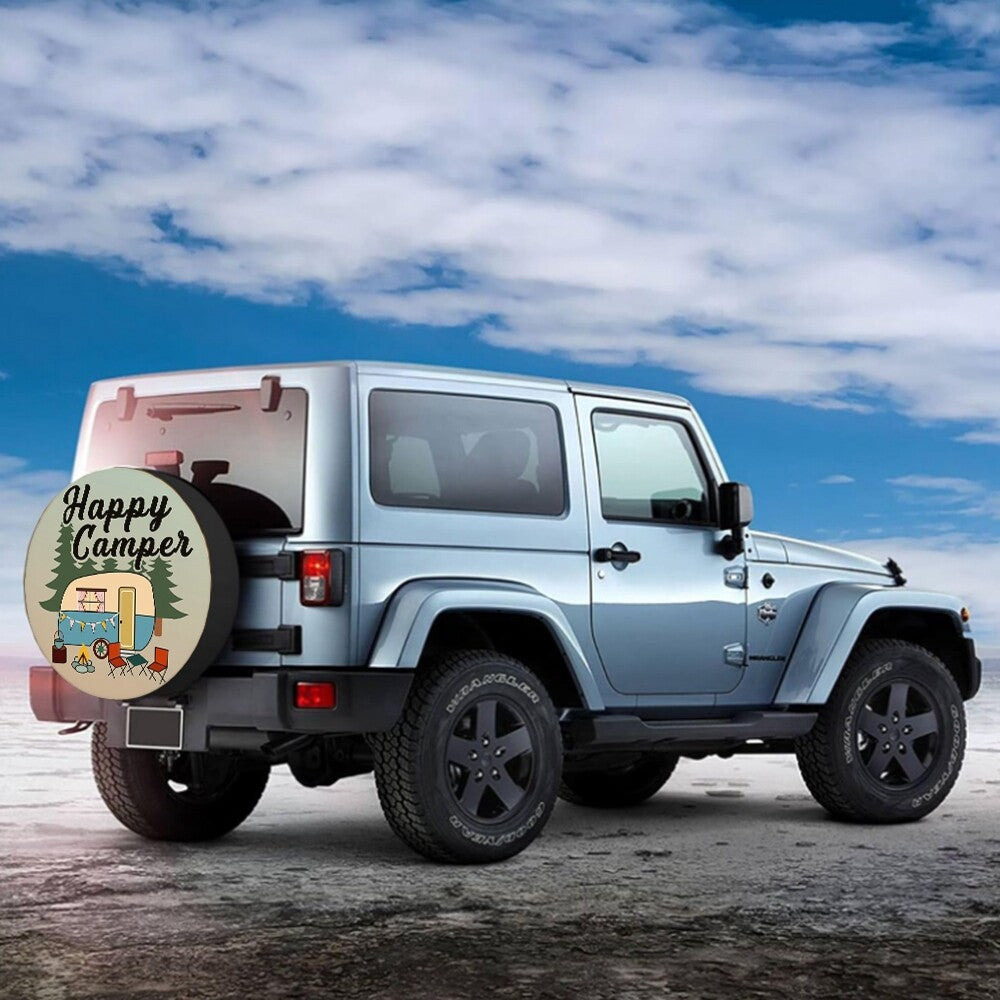 14 Universal Car Tire Cover Spare Wheel Protector for Diameter 60-69cm/23-27in