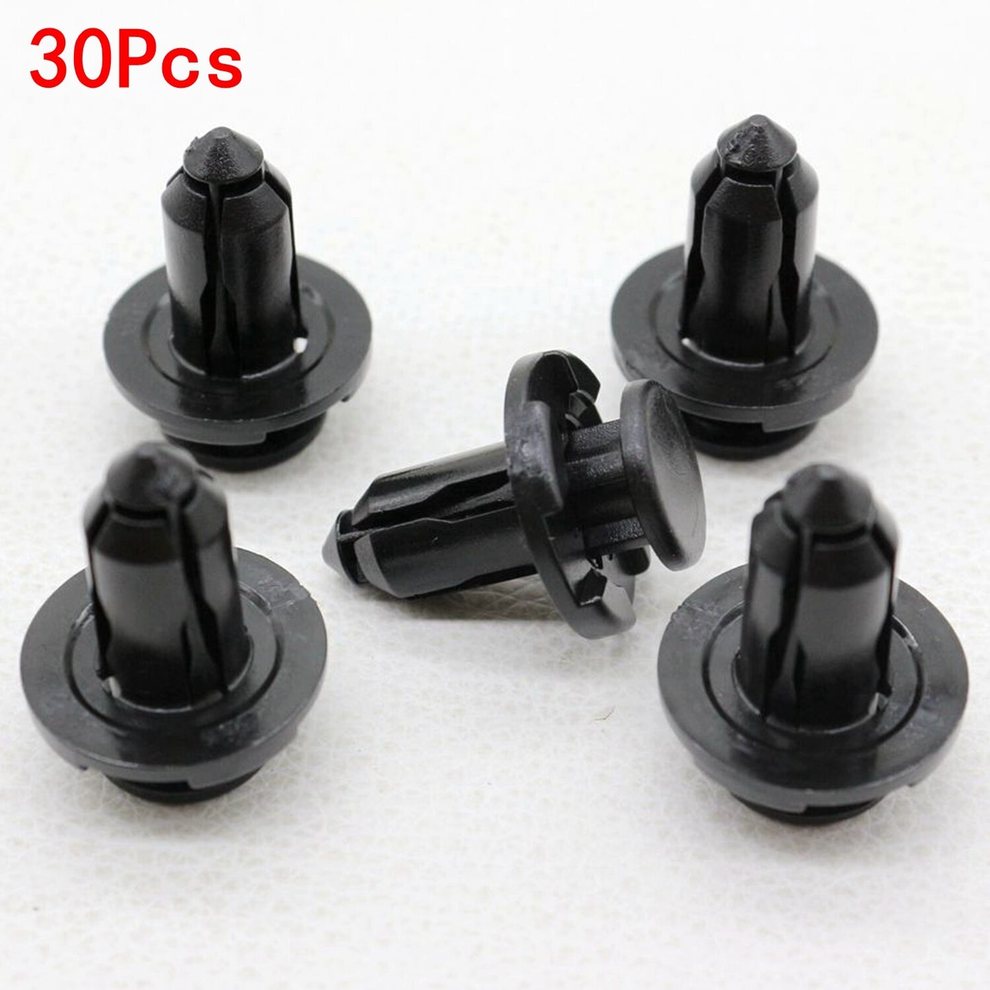 30Pcs Nylon Clips Engine Cover Fender Grille Bumper for Subaru A21420 90914-0007