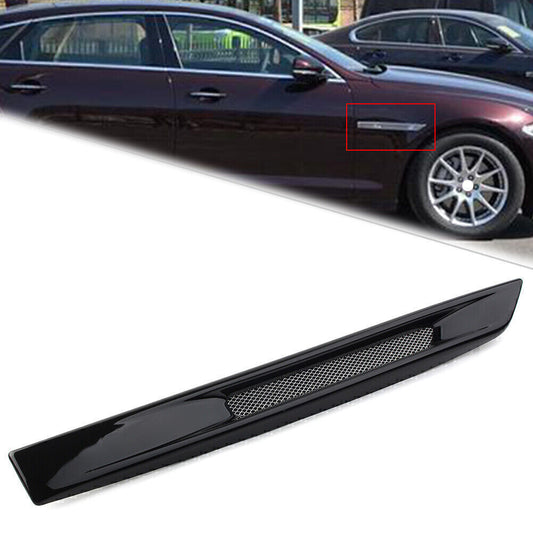 Right Gloss Black Front Side Fender Air Vent Grille For 2010-2019 2012 for Jaguar XJ