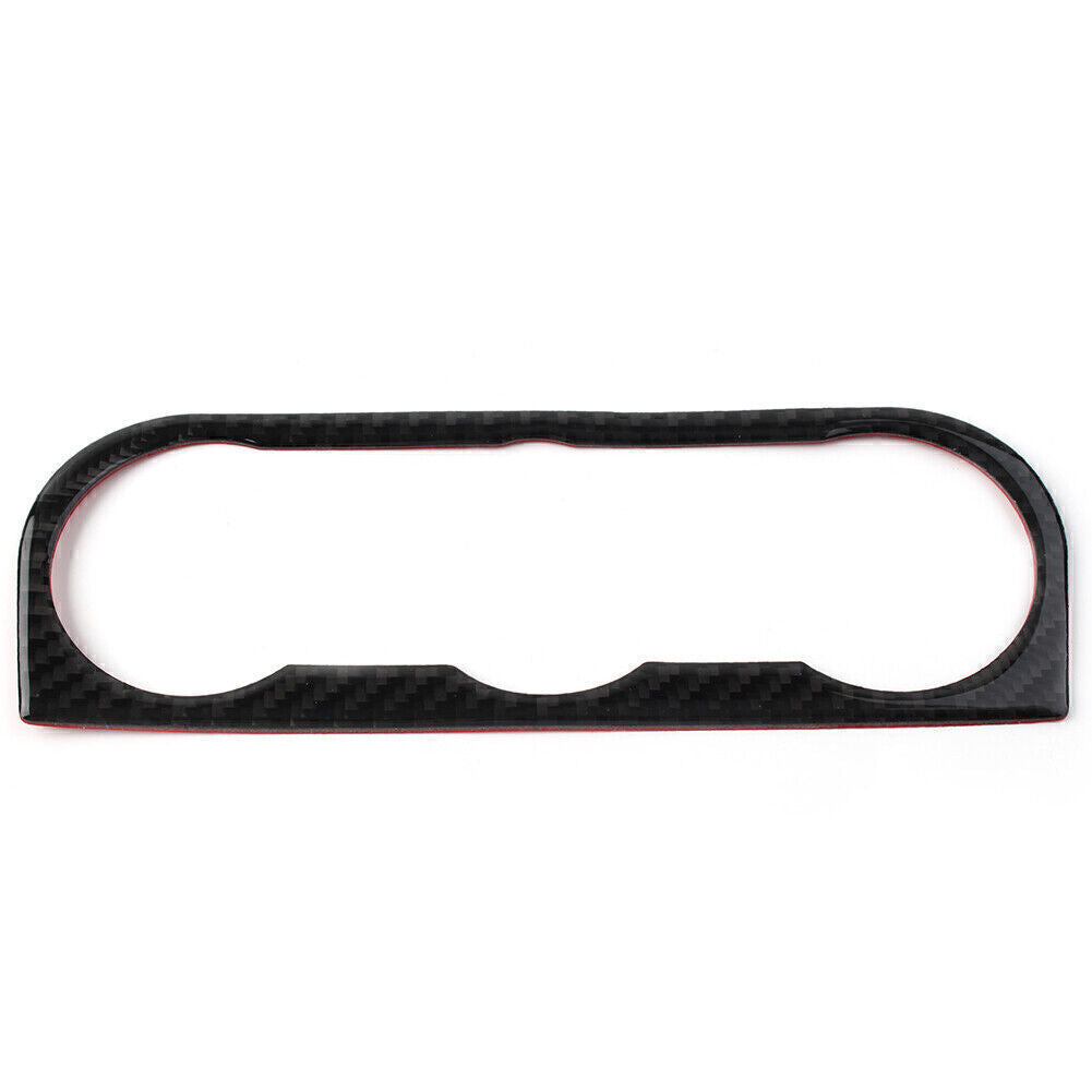 Carbon Fiber Central Console AC Switch Panel Trim Fit for Subaru Forester 2013-2018