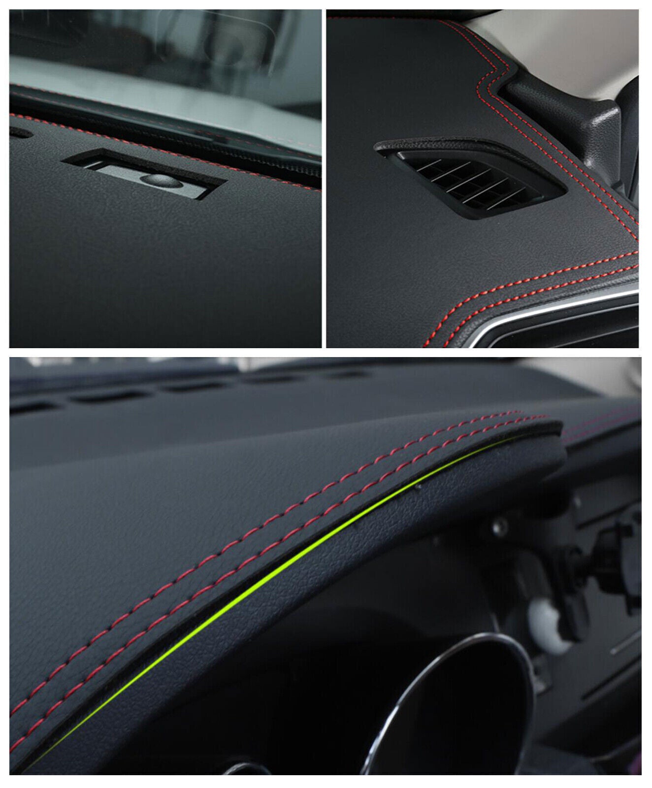 PU leather Dashboard Dash Mat Non-slip DashMat Shade for Hyundai Azera 2006-2010