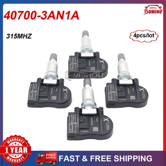 (4) New TPMS Tire Pressure Monitoring System 40700-3AN1A for Nissan Leaf Versa