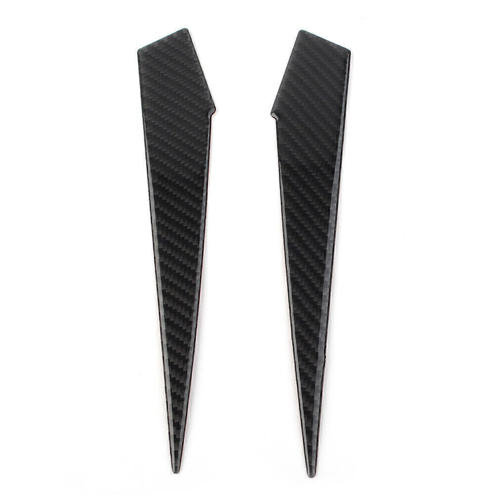 Gear Shift Side Panel Cover Trim Carbon Fiber for Subaru Forester 2013-2018 2PCs