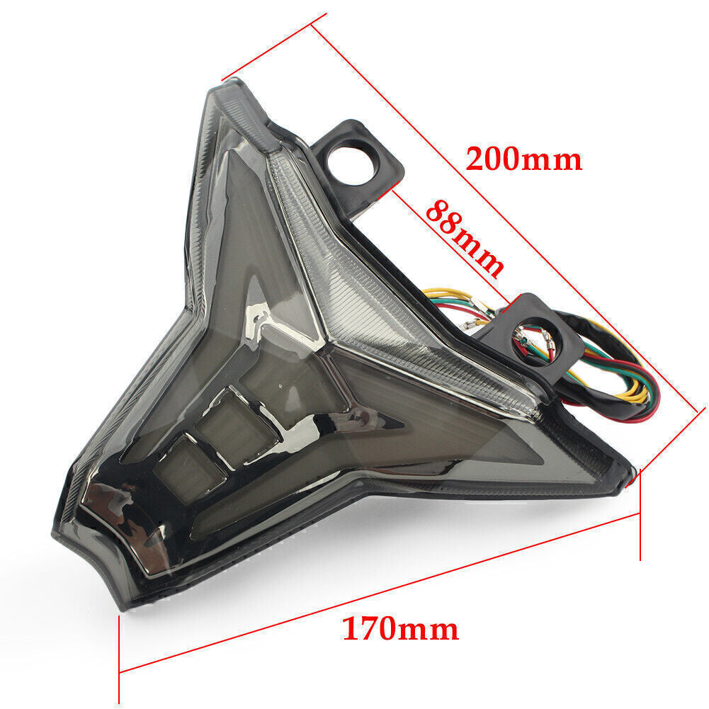 for KAWASAKI 15-18 Z1000 ZX10R Brake Taillight Tail Turn Signal Integrated Lamp