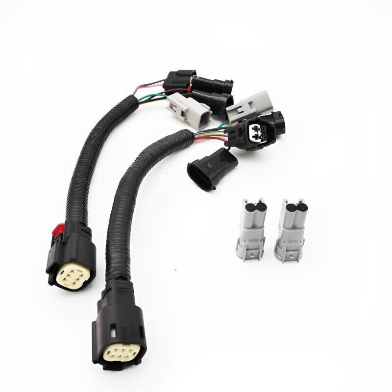 2x LED headlight conversion wiring harness adapter, plug and play, suitable for Tacoma for Toyota 2016-20