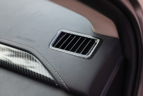for Lexus NX200T 300H 2015-2021 Carbon Fiber Dashboard LR Air Outlet Vent Trim