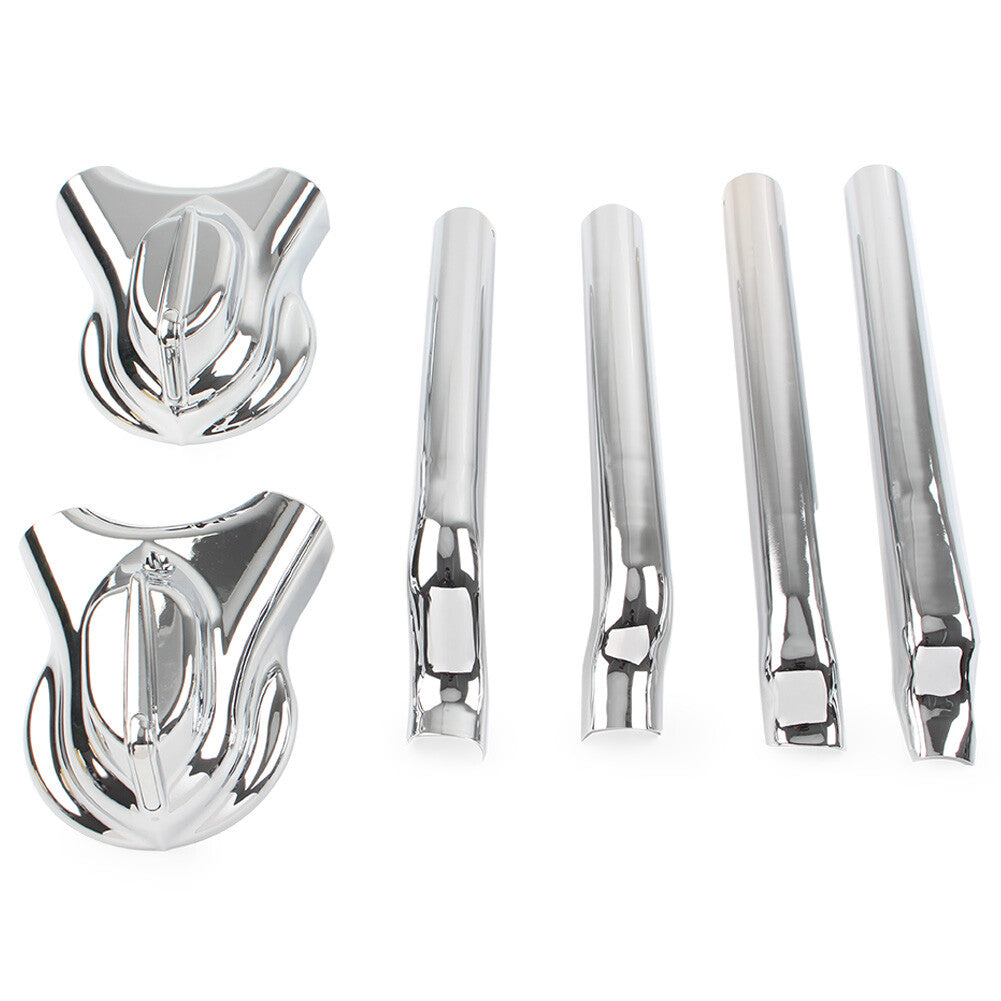 for Harley Softail FXST FXSTC FLSTC Rear for Phantom Swingarm Axle Cover Kit Chrome