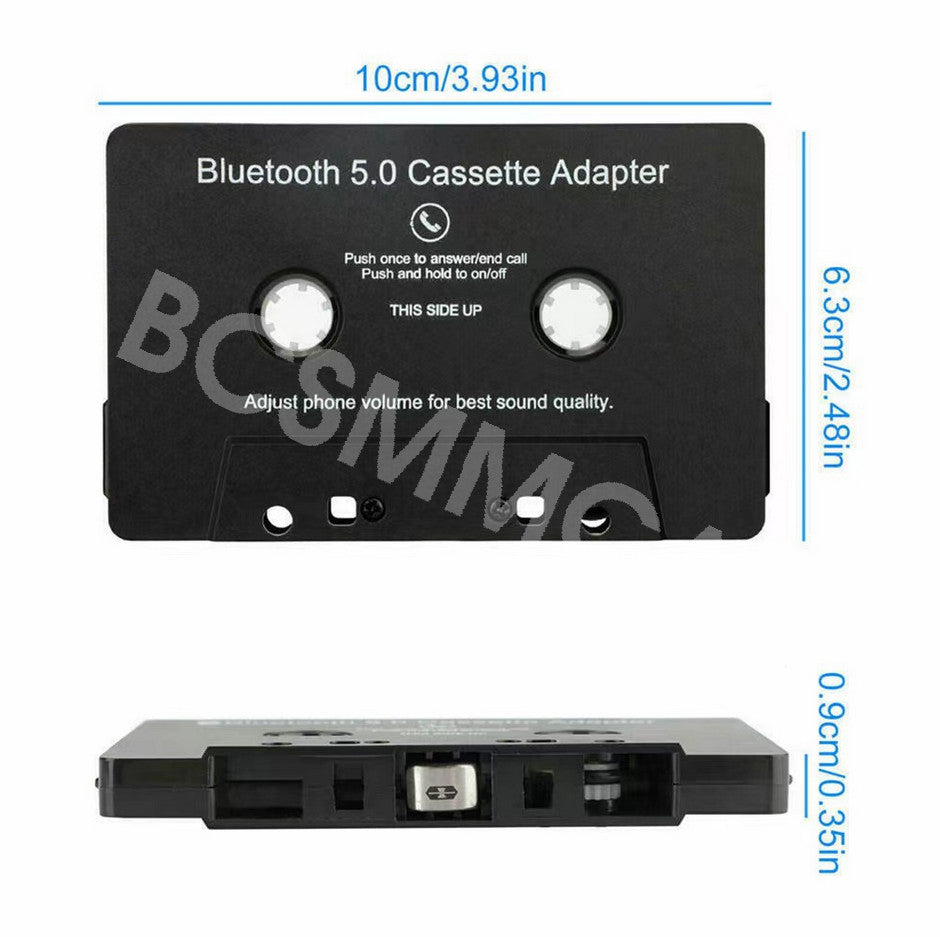 Bluetooth In Car Audio Tape Cassette Adapter Converter For Apple iPhone Android