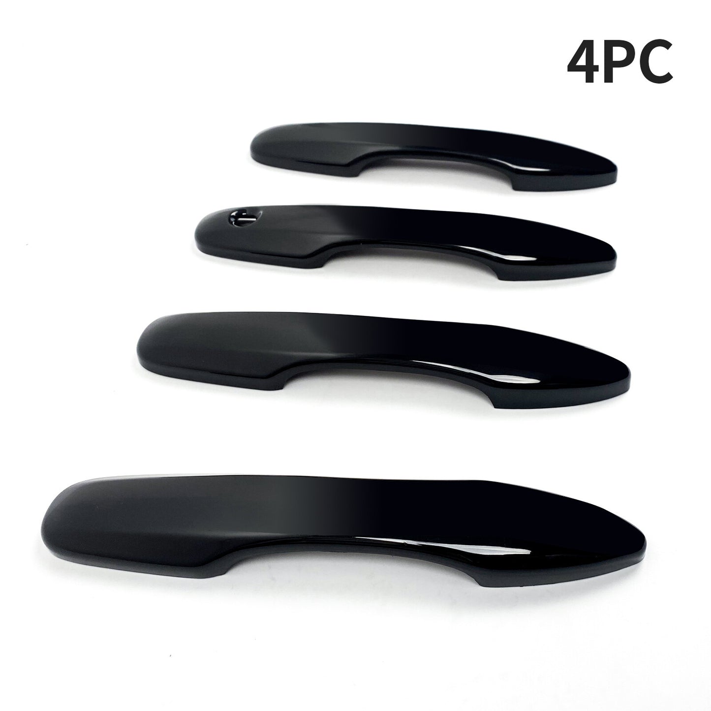 For 2019-2023 for Toyota for Corolla Sedan Glossy Black Side Door Handle Cover Trim 4PC