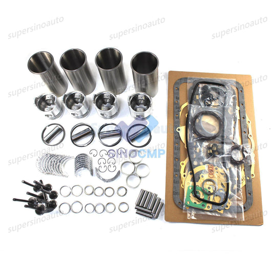 2J Engine Rebuild Kit w/Valves for Toyota SDK8 Skid Steer Loader Forklift 3Rings