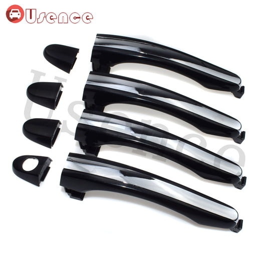 4Pcs Front Rear Left Right Side Exterior Door Handle for Hyundai Azera 2006-2011
