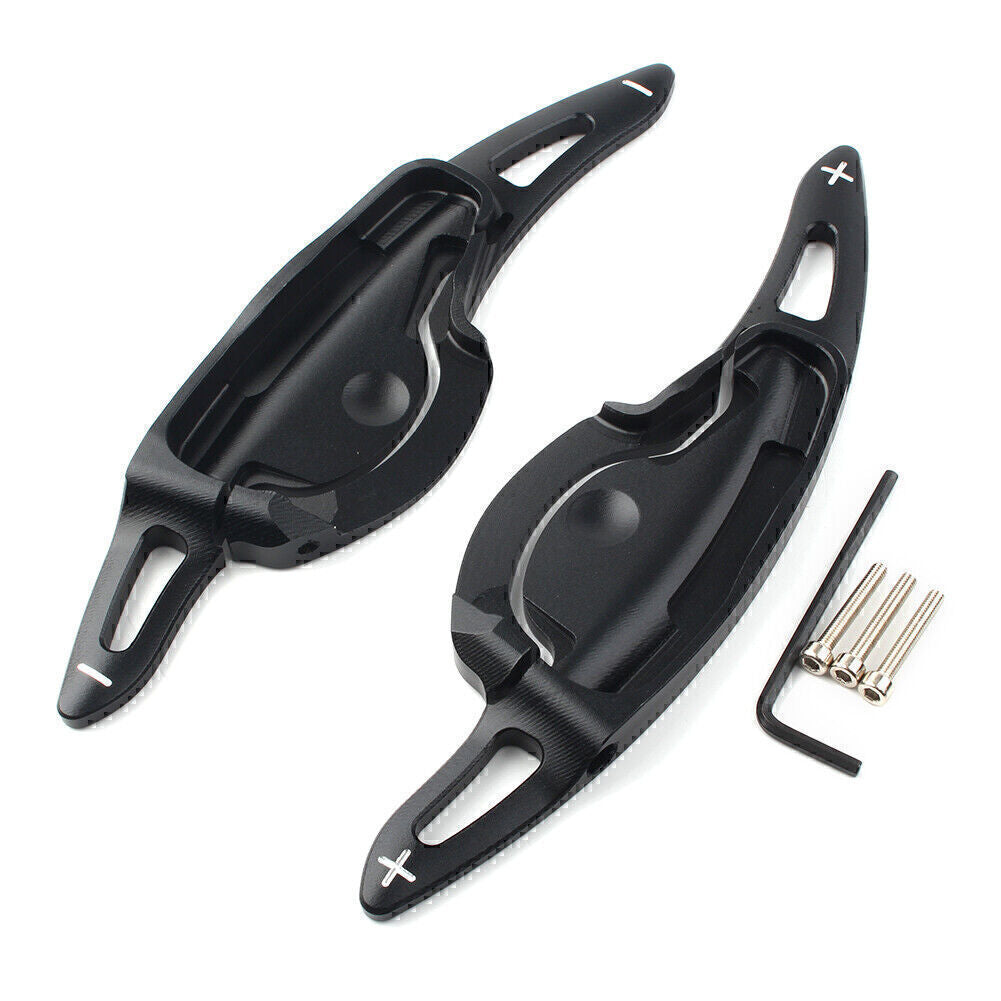 Black Aluminum Steering Wheel Paddle Shifter Extension FIT for Hyundai LA FESTA 2019