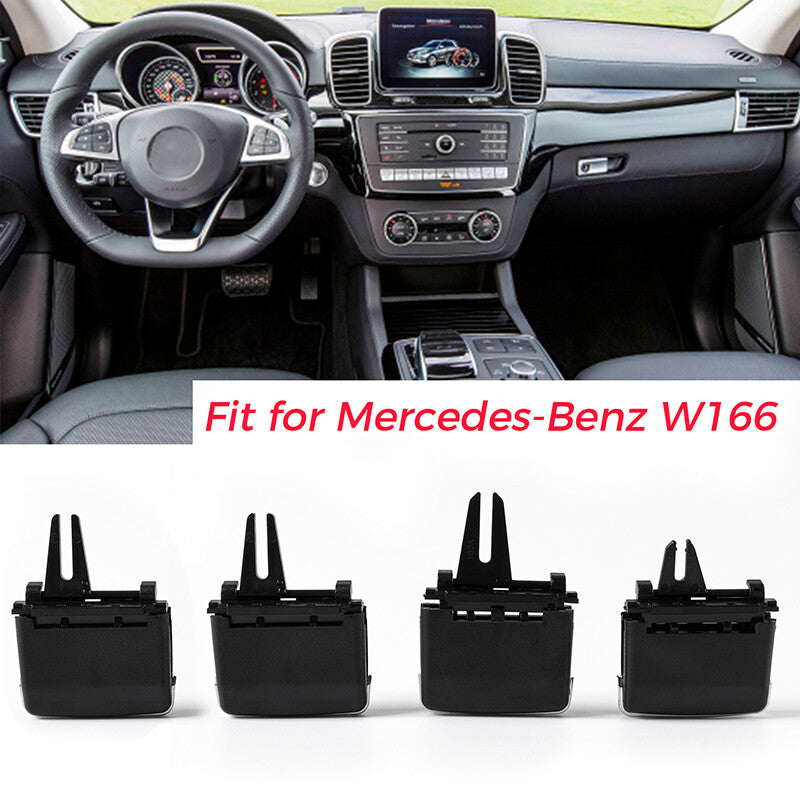 Air conditioning vent socket label clip kit, black, for Mercedes-Benz W166 ML350 GL450
