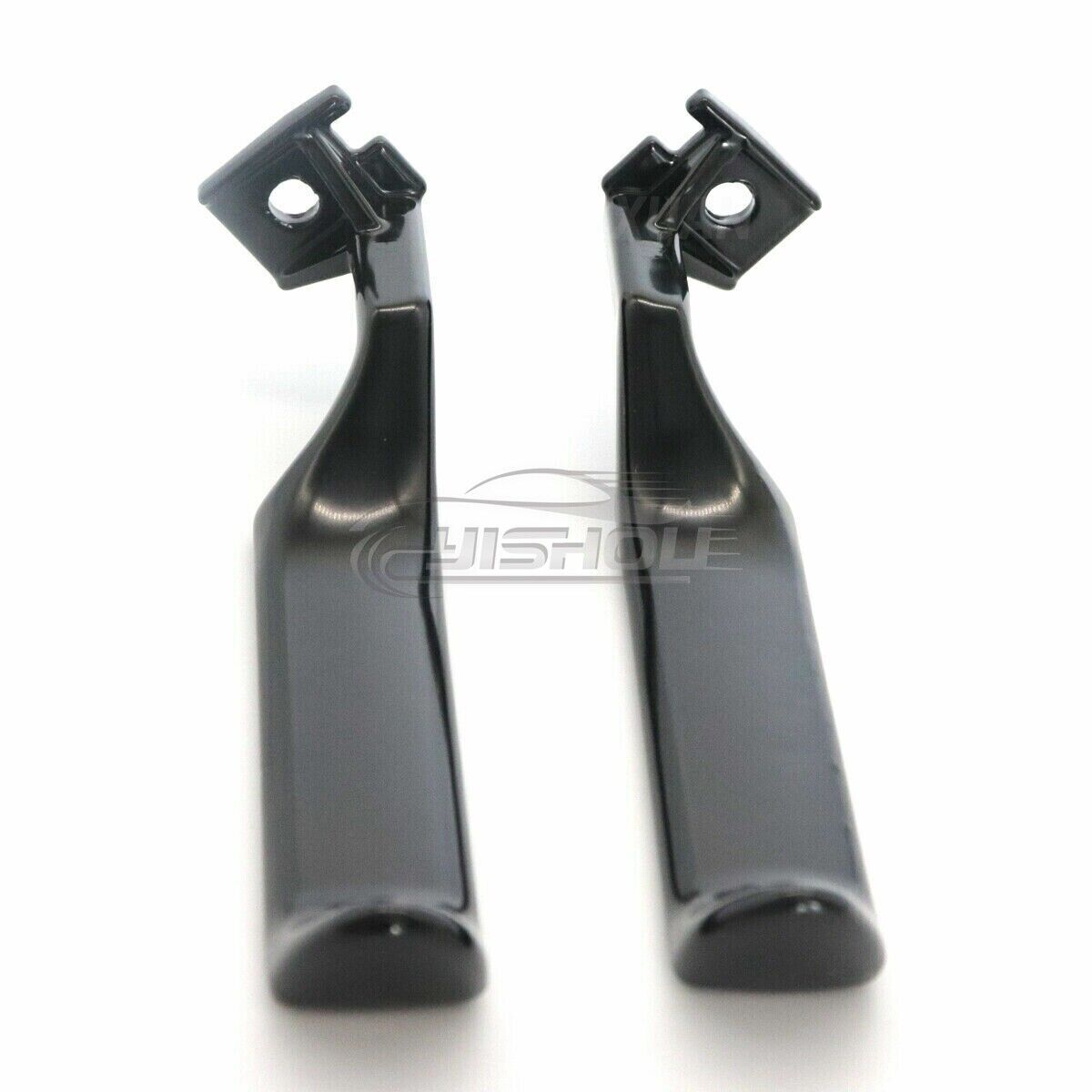 For 87-96 for Ford F150 F250 F350 Truck Black Metal Inside Door Handles Pair LH RH