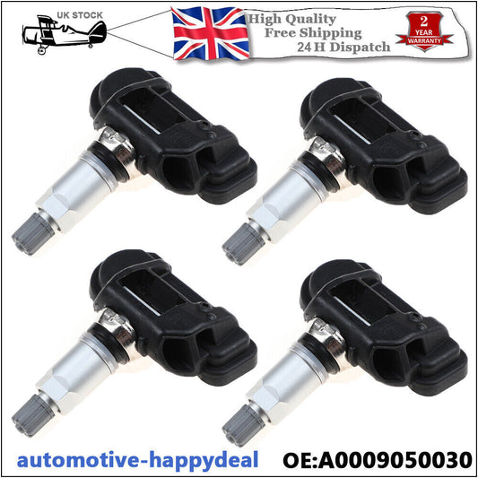 4X TPMS Tyre Pressure Sensor A0009050030 for Mercedes-Benz W205 W212 W205 C204