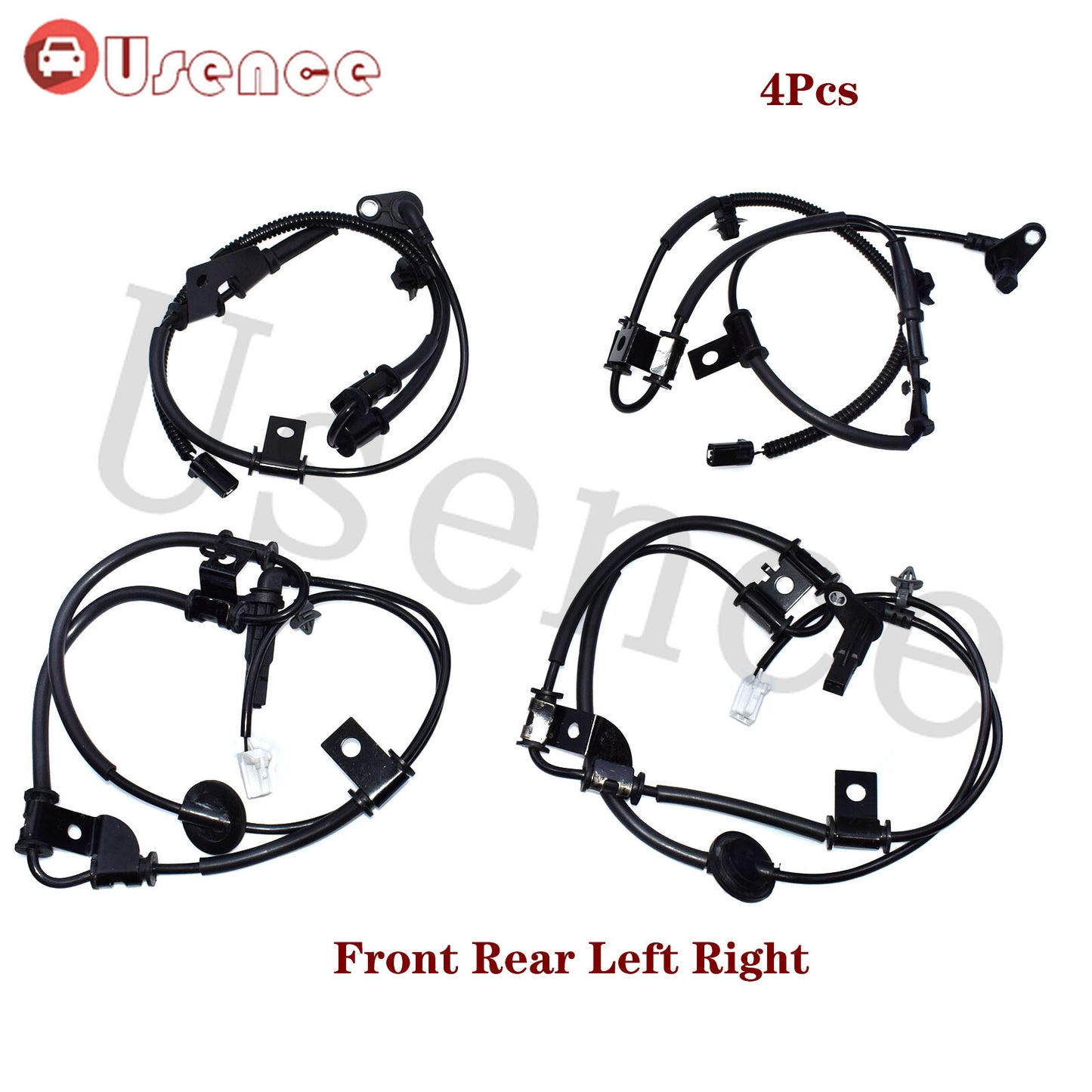Set of 4 Front Rear Left Right ABS Wheel Speed Sensor For 2005-09 for Hyundai for Tucson
