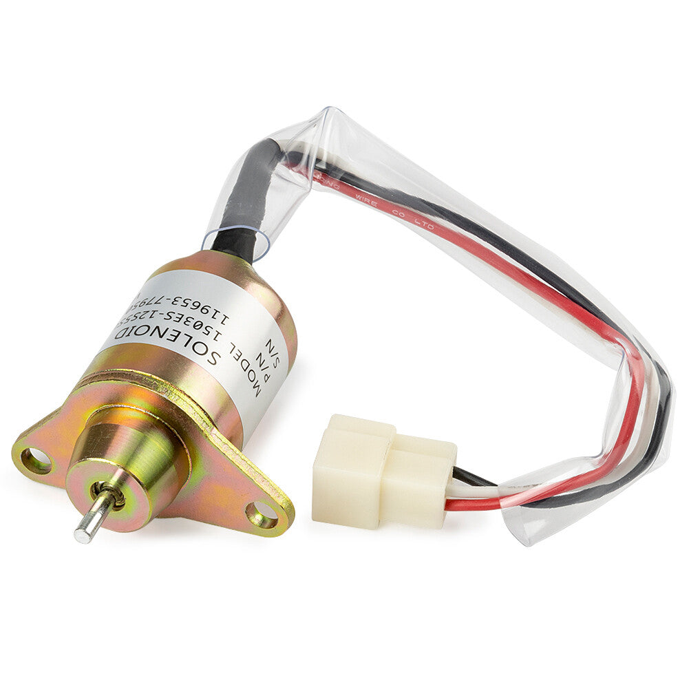 1503ES-12S5SUC5S 12V Fuel Shut-off Solenoid Valve 119653-77950 Applicable to YANMAR
