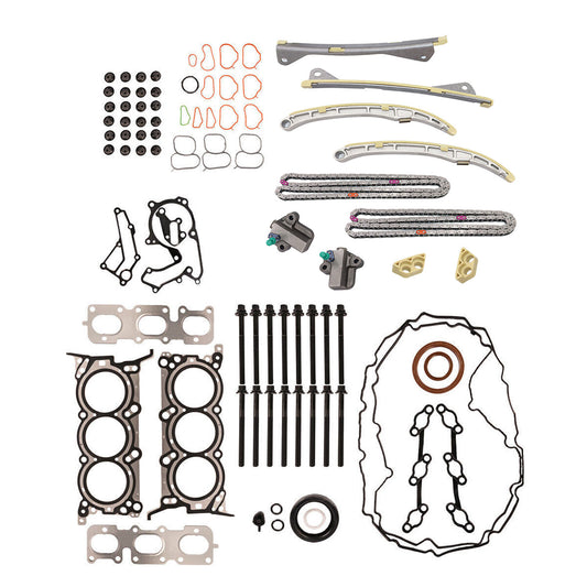 Head Gasket Bolt Set Timing Chain For Sorento/Sedona for Hyundai for Kia 3.3L V6 12-17