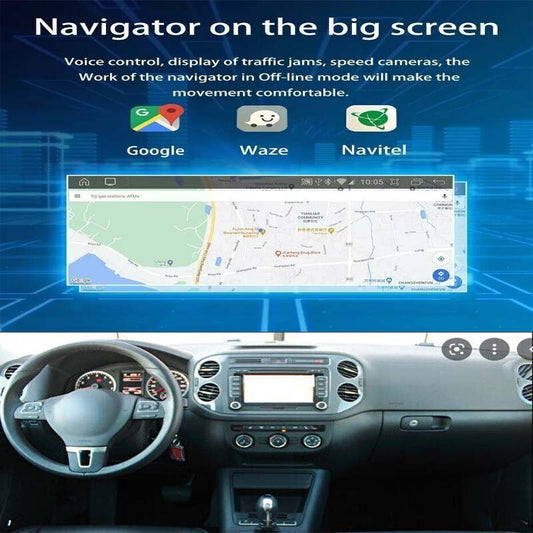 Touchscreen radio 9.7 10~17 Android GPS Navigation for Volkswagen for VW for Tiguan