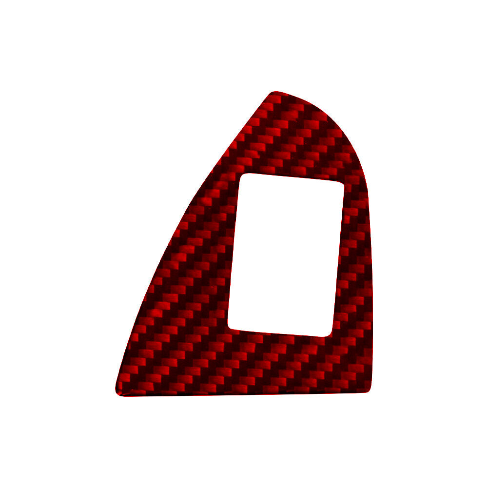 Red Carbon Fiber Gas Tank Release Frame Cover Trim for Honda Ridgeline 2017-2020