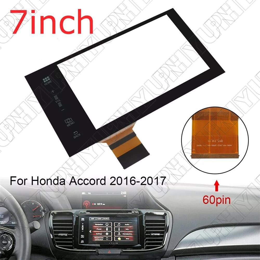 For 16-17 for Honda for Accord 60-pin 7 Touch Screen Digitizer Radio Navigation Display