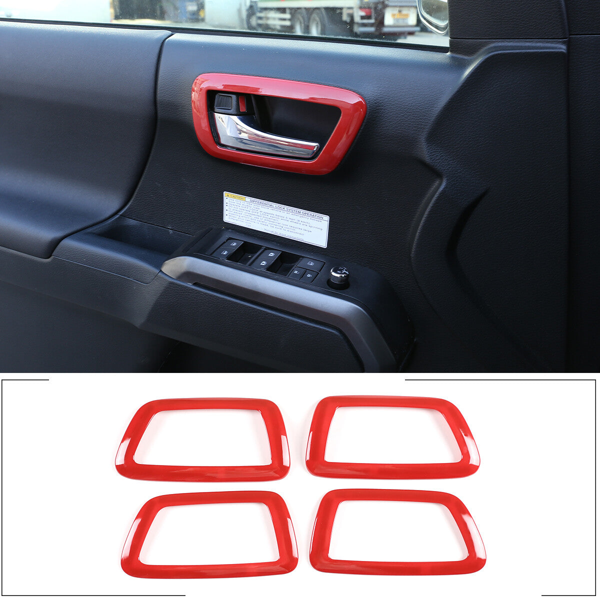 Leather Car Center Armrest Box Cover Protective Trim for Toyota Tundra 2022-2023